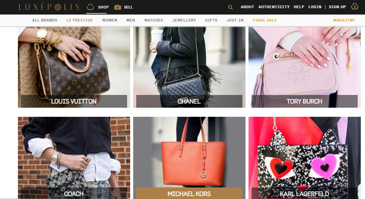 What makes luxepolis a paradise for luxury goods shopping?